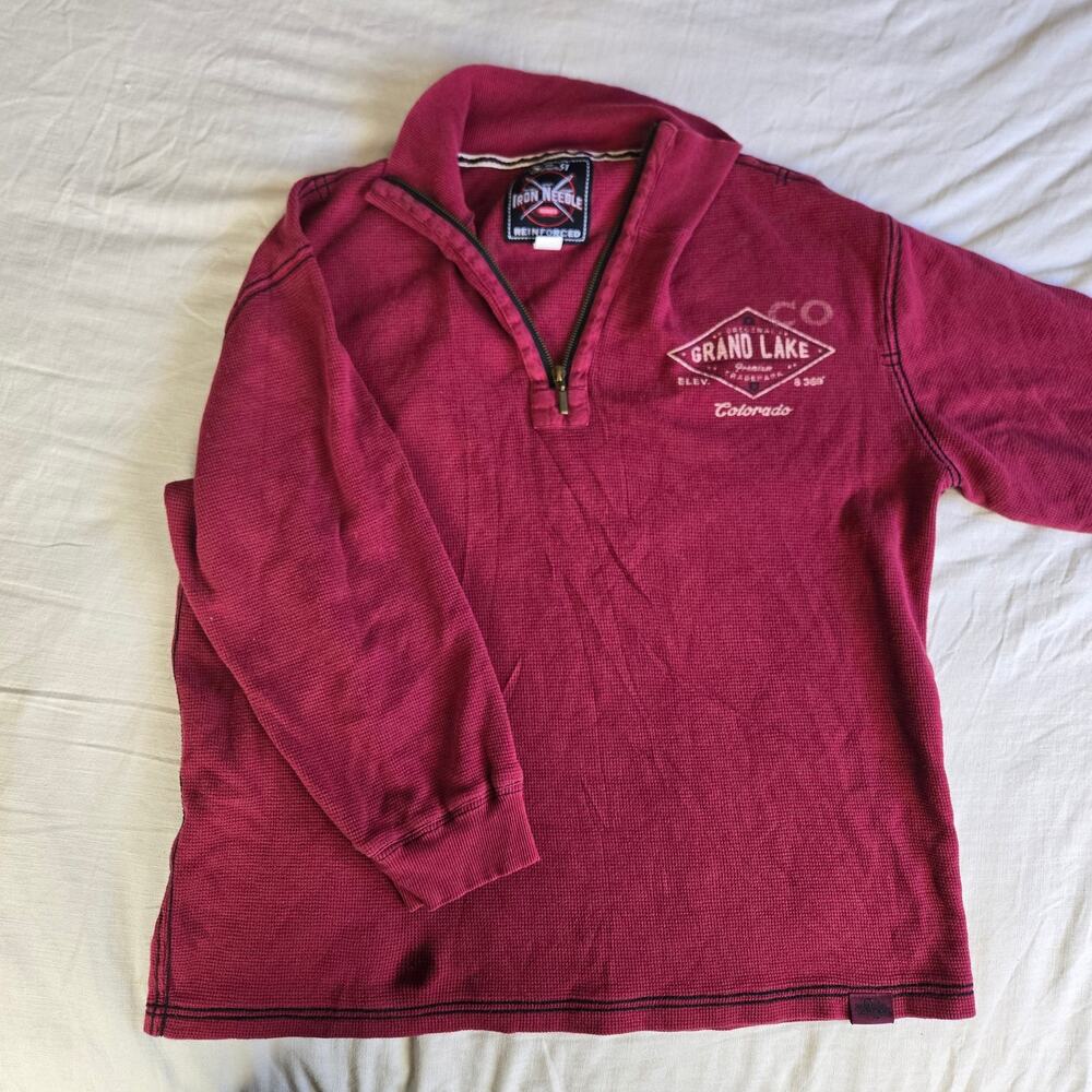 Premium 51 Iron Needle “Grand Lake Colorado” Quarter-Zip – Size XL